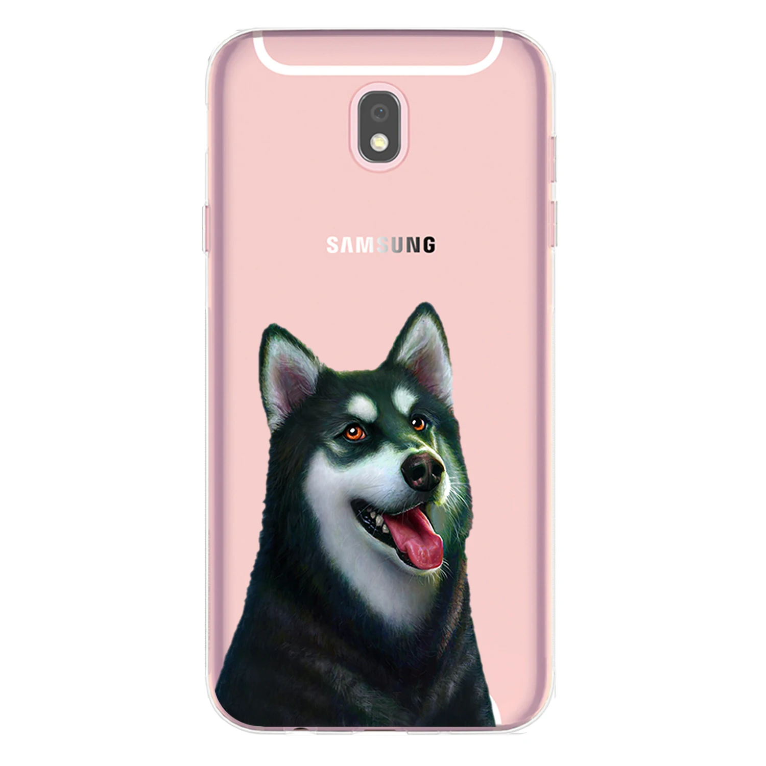 For Samsung Galaxy J5 2017 Case 5.2&quot J530 EU Version Soft TPU Silicone Cute Pet Kitten Cat Flower Dog Monkey Painted Phone Cover |