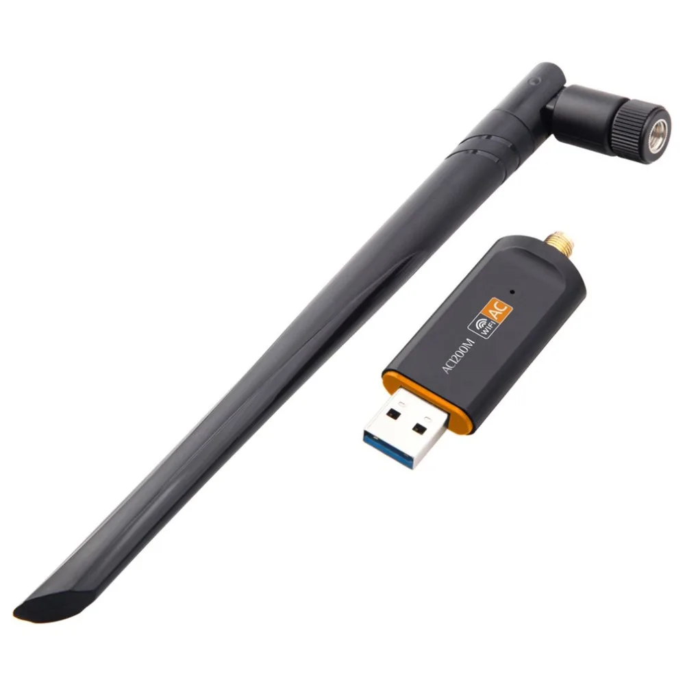AC 1200 Мбит/с беспроводной Wi-Fi USB адаптер двухдиапазонный 2,4/5 ГГц с антенной 802.11AC сети высокоскоростная карта USB3.0 приемник