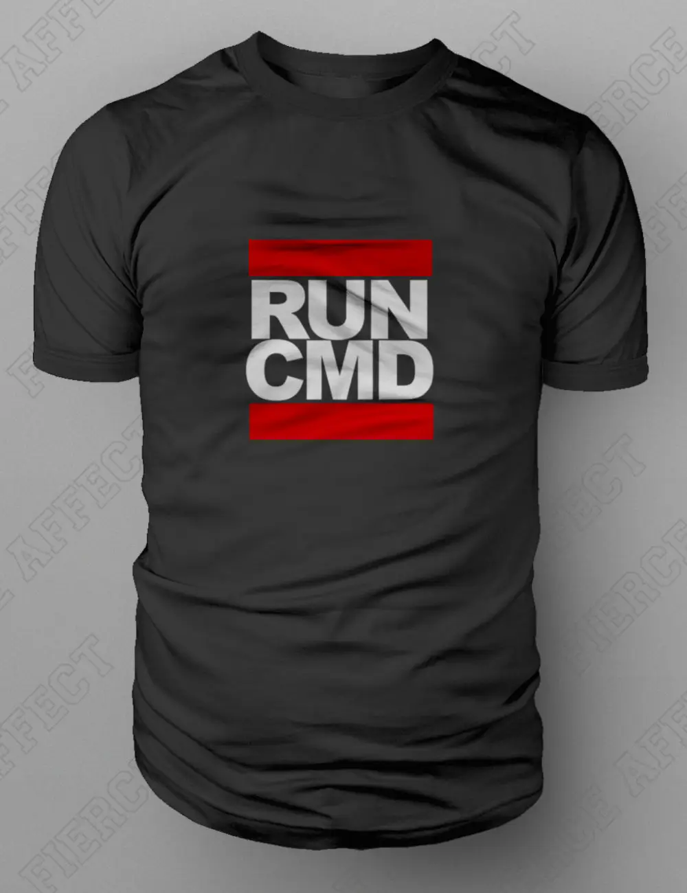 &quotRUN CMD&quot DOS Prompt Geek Old School Ретро Клубная футболка с компьютером новая S XXL Футболка