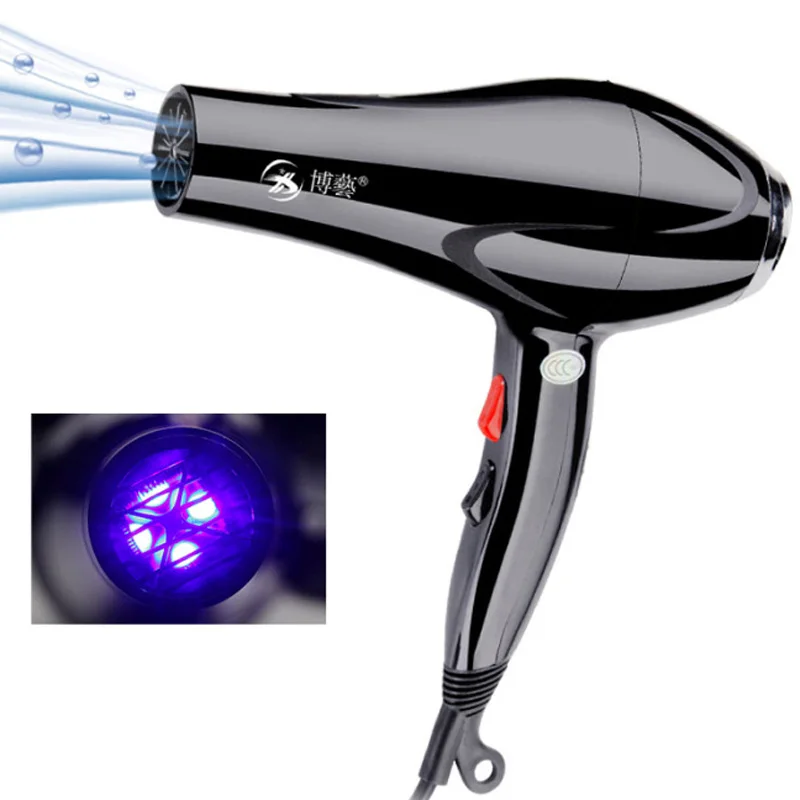 

DC or AC Motor Powerful Professional Salon Hair Dryer Blow Dryer Electric Hairdryer Hot/Cold Wind with Air Collecting Nozzle