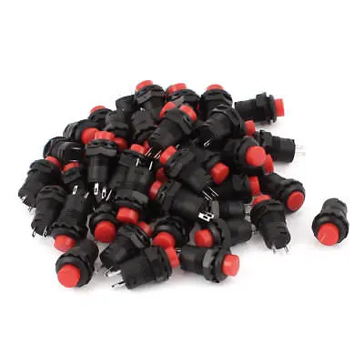 AC 125V/3A 250V/1.5A самоблокирующийся красный/вкл кнопочный переключатель 50