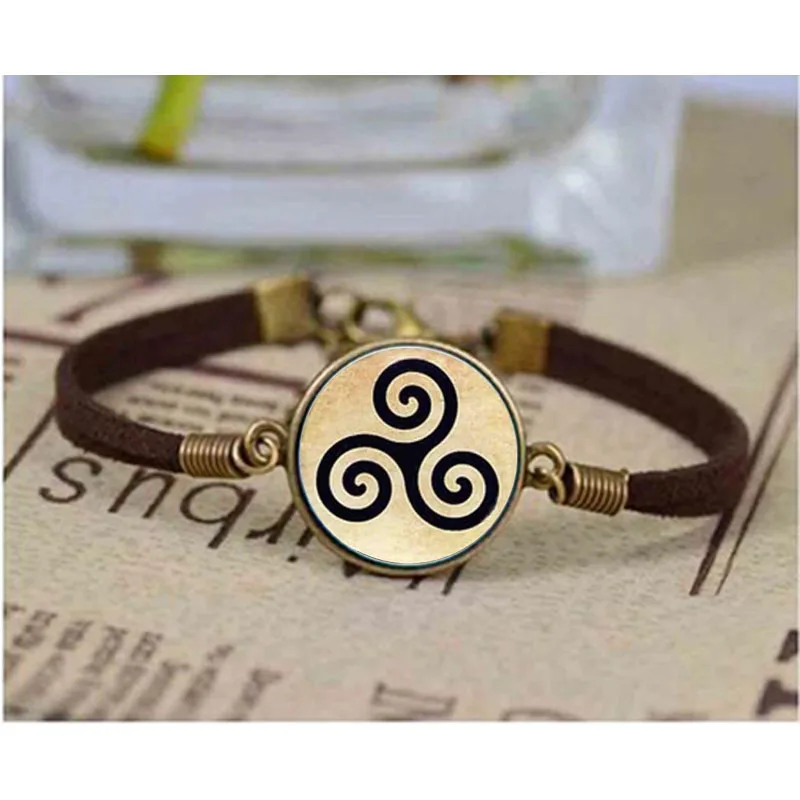 Заводская цена подростковый Волк браслет Triskele Triskelion Allison серебряные браслеты для