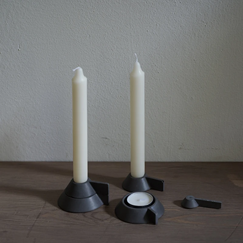 Цементный подсвечник набор силиконовых подсвечников для украшения
