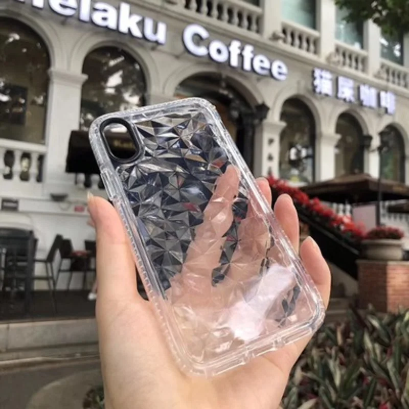 Оригинальный чехол для iPhone 6 телефона 6s 7 8 Plus X модный геометрический 3D