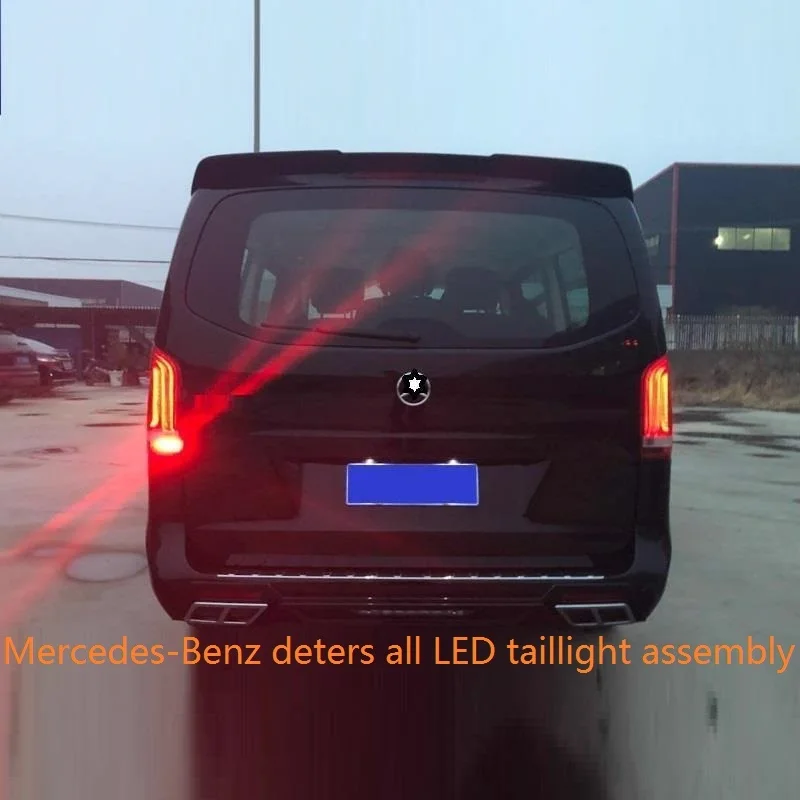 Ходовые авто автомобили внешний боковой указатель поворота аксессуары светодиодные Drl фары Задние Автомобильные фары в сборе для Mercedes Benz Vito