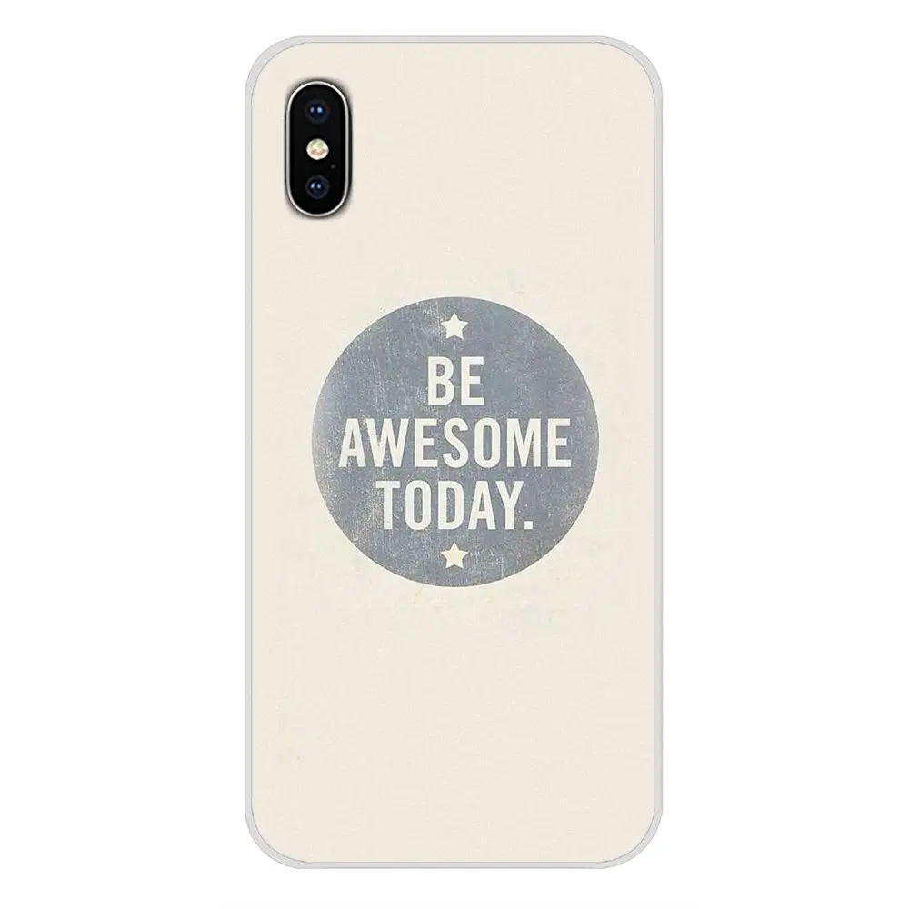 Оставайтесь положительным настольным компьютером для Apple iPhone X XR XS MAX 4 4S 5 5S 5C SE 6 6S 7