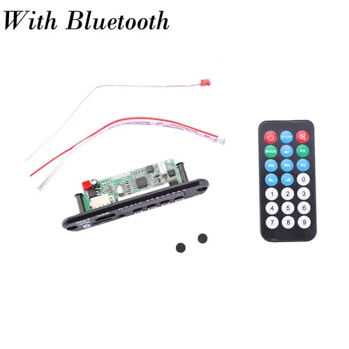 M512 Автомобильный аудио USB TF SD FM радио модуль беспроводной Bluetooth 5 в 12 В MP3 WMA декодер доска MP3-плеер с пультом дистанционного управления для автомобиля - Цвет: M512