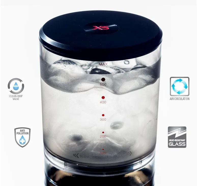 Бытовой воды капельного cold coffee maker X5 для напитков кофе машина голландский кофейник с воронкой 500 mlcoffee/чайный стакан горшок холодного чая