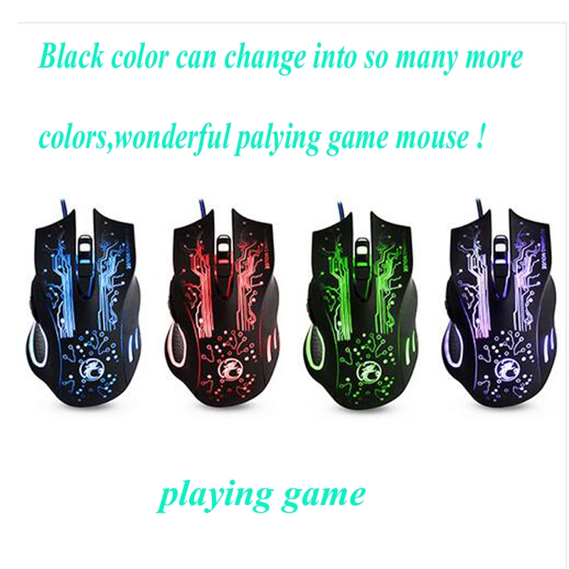 NEW Arrival Wired Gaming Mouse Gamer USB Optical Computer 5000DPI Professional Game Mice 6 Buttons Ratones PC For cs go X9 | Компьютеры и