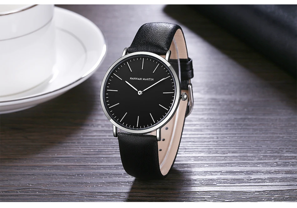 Relogio masculino Элитный бренд HANNAH Мартин кварцевые часы Reloj Mujer Для женщин часы Для Мужчин Корпус из розового золота унисекс Montre Femme