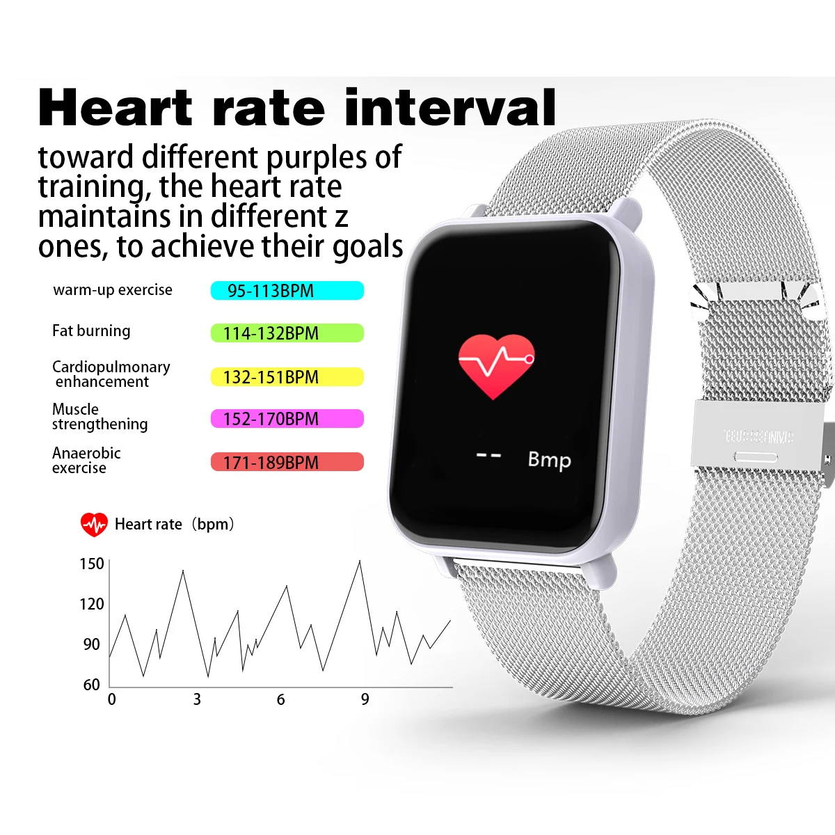 Uhoofit R6 Смарт часы монитор сердечного ритма Фитнес трекер Smartwatch напоминание