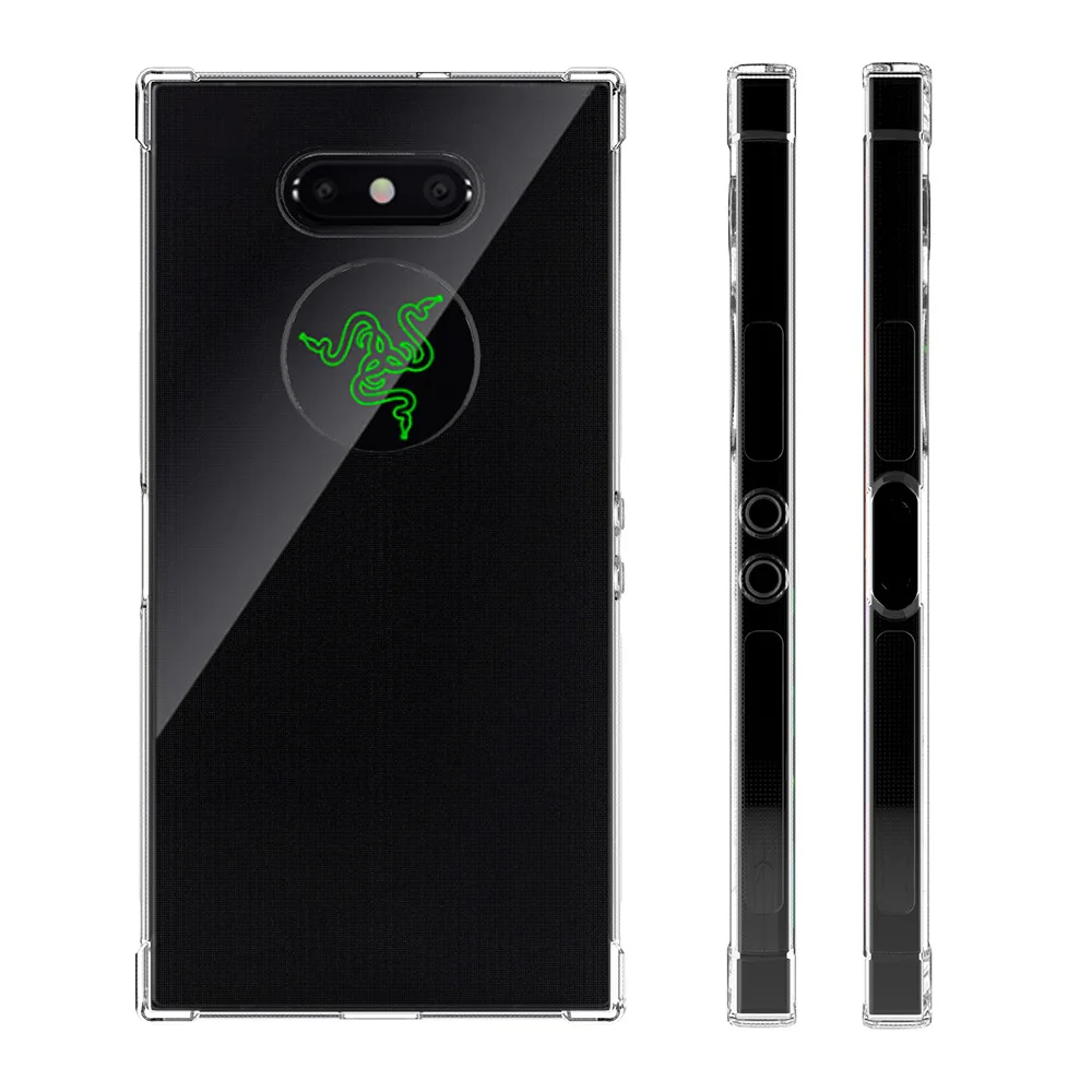 Прозрачный ТПУ для Razer Phone 2 чехол силиконовый телефона RazerPhone2 защитный +