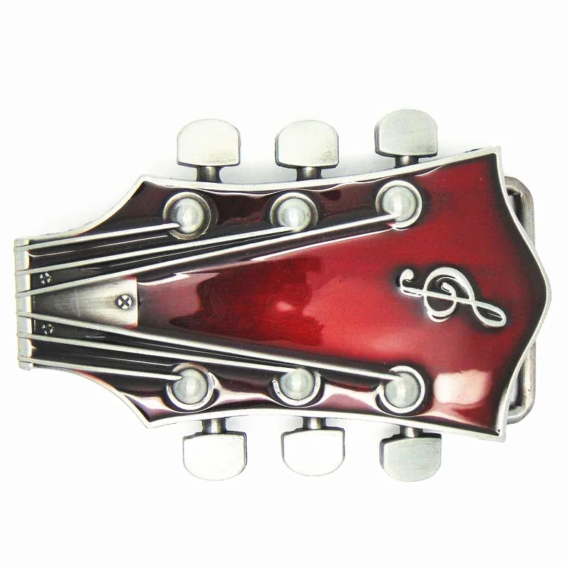 The cowboys of the west belt buckle the guitar music belt buckle fashion zinc alloy belt buckle with 4.0