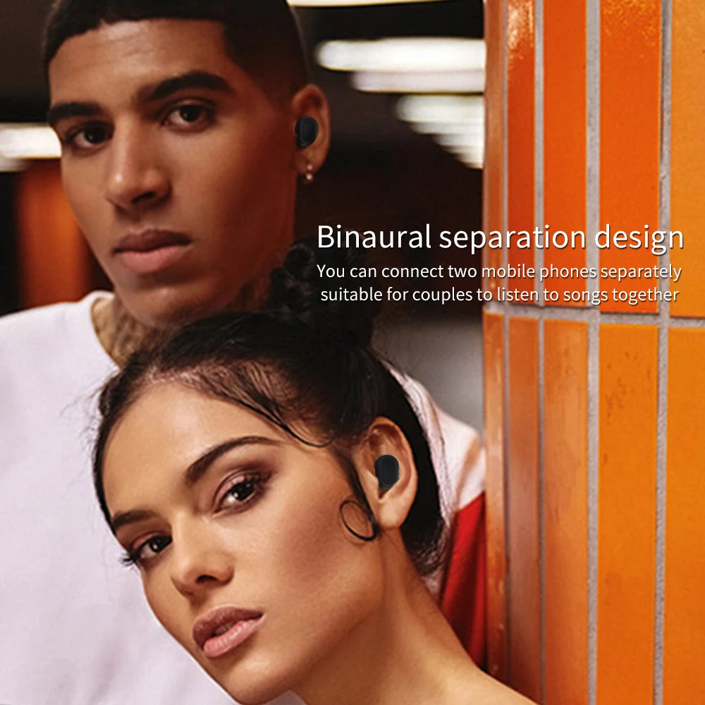 ANRY True беспроводные наушники Bluetooth 5 0 in-Ear 3D стерео TWS авто-пара гарнитуры с