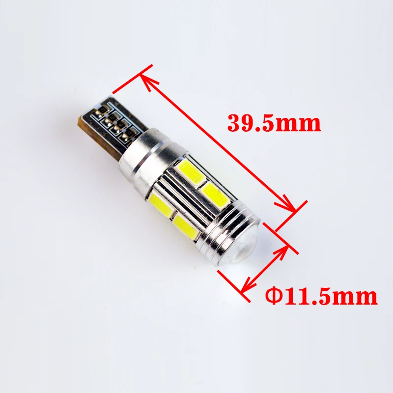 Flytop 1 x T10 10SMD CANBUS 5630 SMD 194 W5W светодиодный автомобильный светильник без ошибок