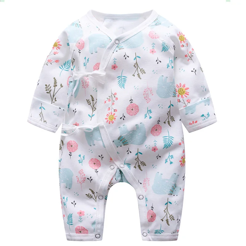 BibiCola newborn baby pajamas clothing rompers toddler boys girls long sleeve jumpsuit sets clothes infant babies |