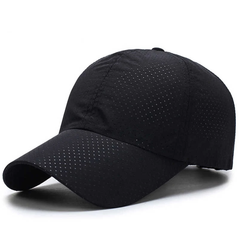 Для мужчин и женщин Лето Snapback быстросохнущая сетчатая бейсболка шляпа от солнца Bone дышащие шапки Z-5109