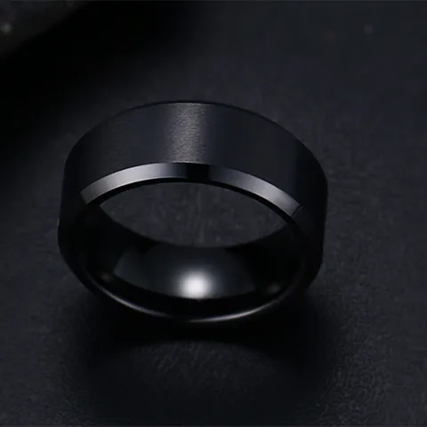 Мужское титановое кольцо