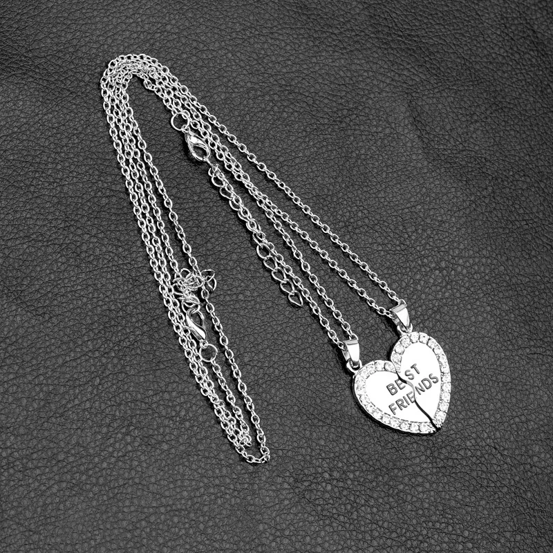 Мода Best Friend Forever серия двухцветное Золотое и серебряное ожерелье с подвеской половина с половиной подружка Brother пара