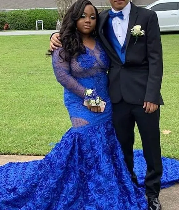 picture color Вечерние платья больших размеров vestido de festa королевские синие вечерние платья Элегантное исламское платье e soiree бисер вечернее платье розы - Цвет: picture color