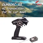 DUMBORC X4 4CH 2,4 ghz RC радиопередатчик и X6F приемник RC автомобиль пульт дистанционного управления расстояние 400m-500m для JJRC Q65 RC лодки автомобиля