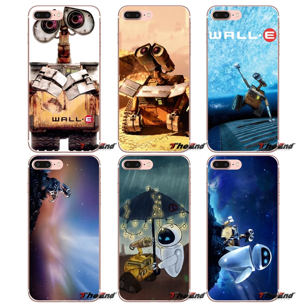 Прозрачный чехол из ТПУ для Sony Xperia Z Z1 Z2 Z3 Z5 compact M2 M4 M5 E3 T3 XA Aqua LG G4 G5 G3 G2 Mini Wall-E Robot Wall E