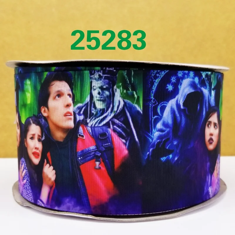Бесплатная доставка 50 ярдов мультфильм печатных grosgrain ленты 25271 | Дом и сад