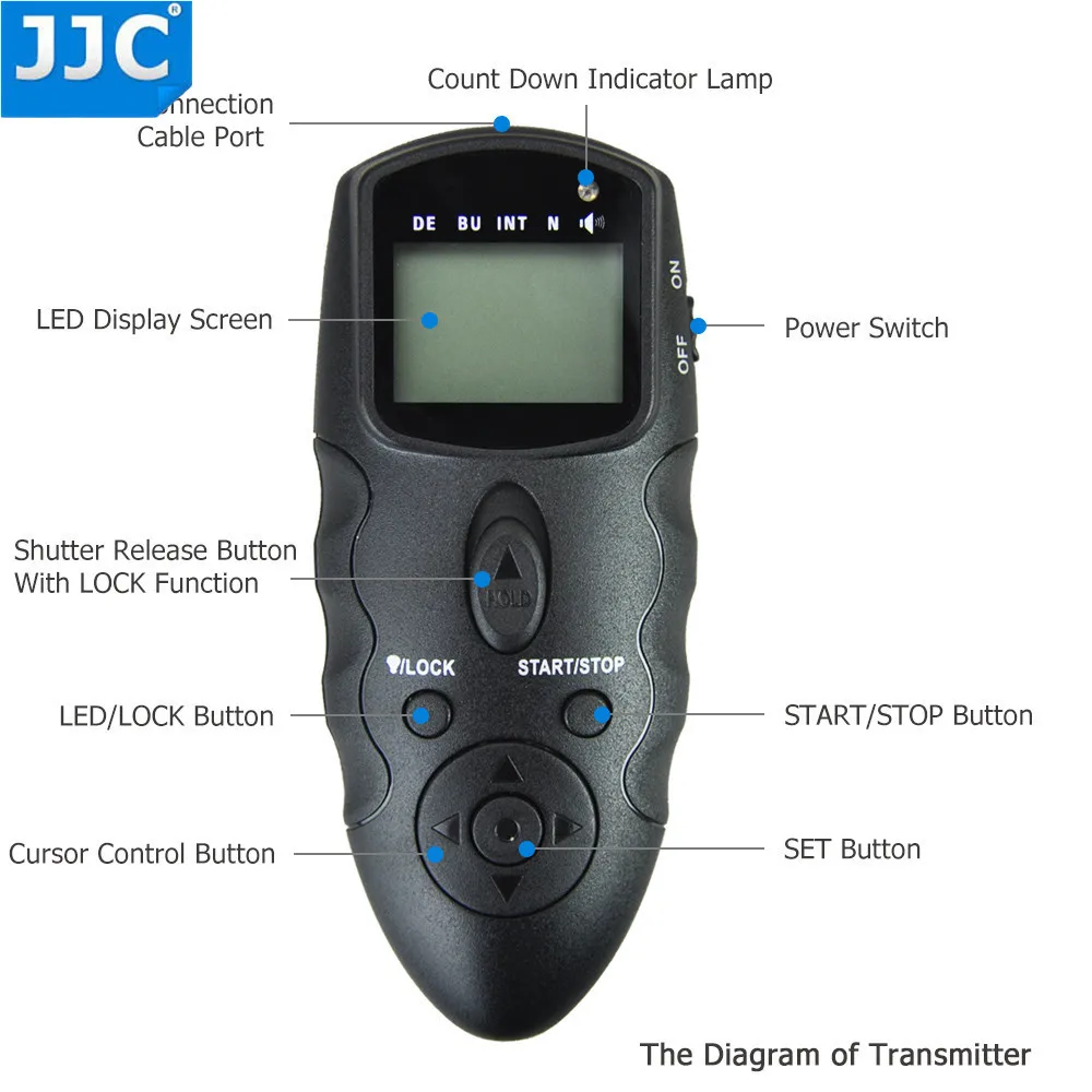 JJC DSLR камера Проводной инфракрасный Таймер Пульт дистанционного управления для