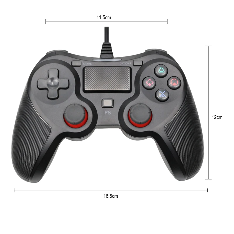 USB проводной игровой контроллер Джойстик для PS4/PS3 Вибрация Gmapad Геймпад PlayStation4/PC