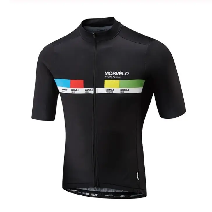9D pad Morvelo летняя дышащая футболка с коротким рукавом для велоспорта Ropa De Ciclismo Hombre одежда для велоспорта Топы MTB Одежда для велоспорта