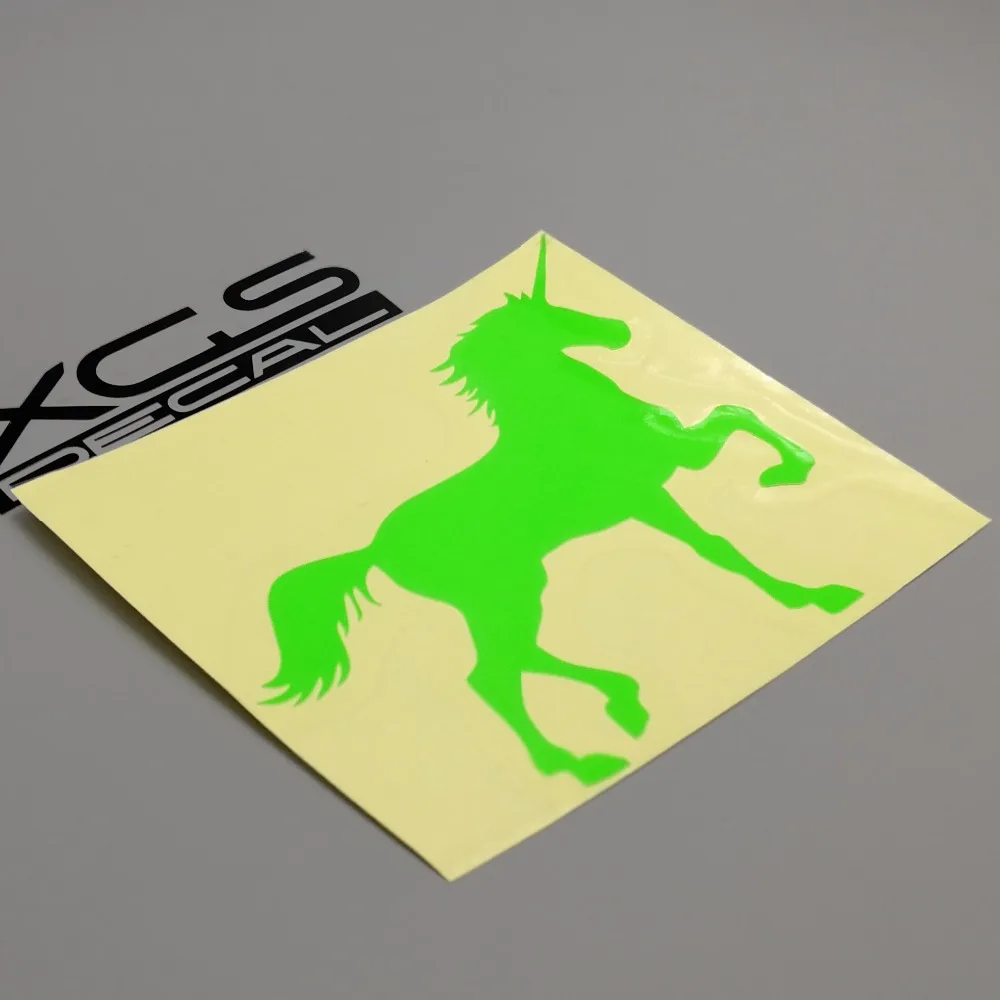 

XGS DECAL Car decals animal beautiful unicorn horse 13 x 11cm car motorcycle truck ebike reflective waterproof vinyl stickers