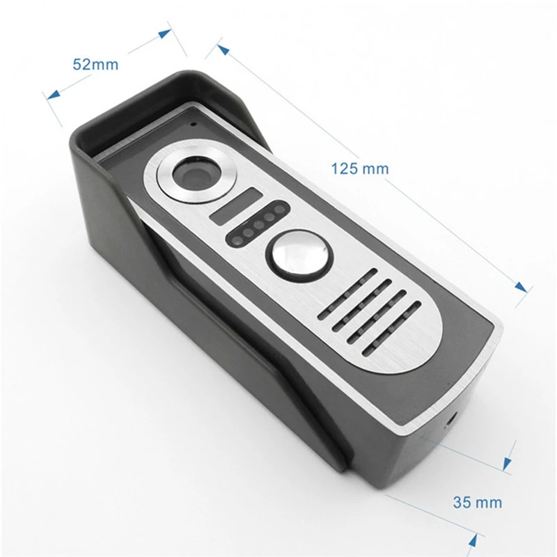 New Wired Video Door Phone System Visual Intercom Doorbell 700TVL Outdoor IR Camera Home Security Free Shipping | Безопасность и