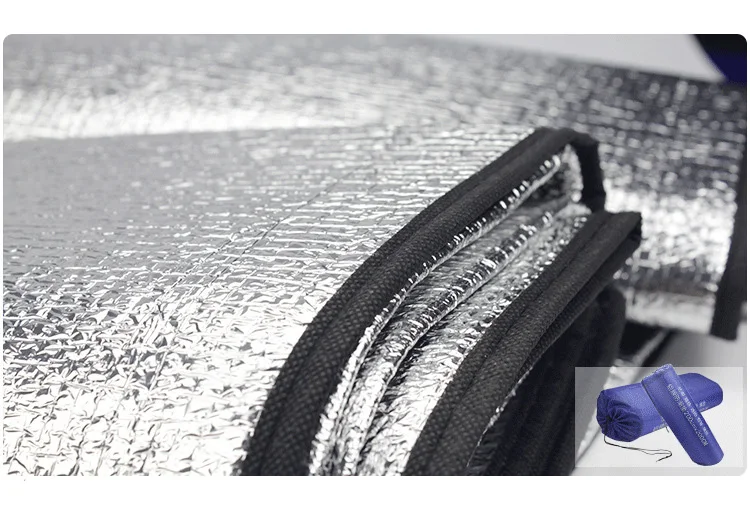 Водонепроницаемый алюминиевый фольгированный EVA ПВХ походный коврик складной