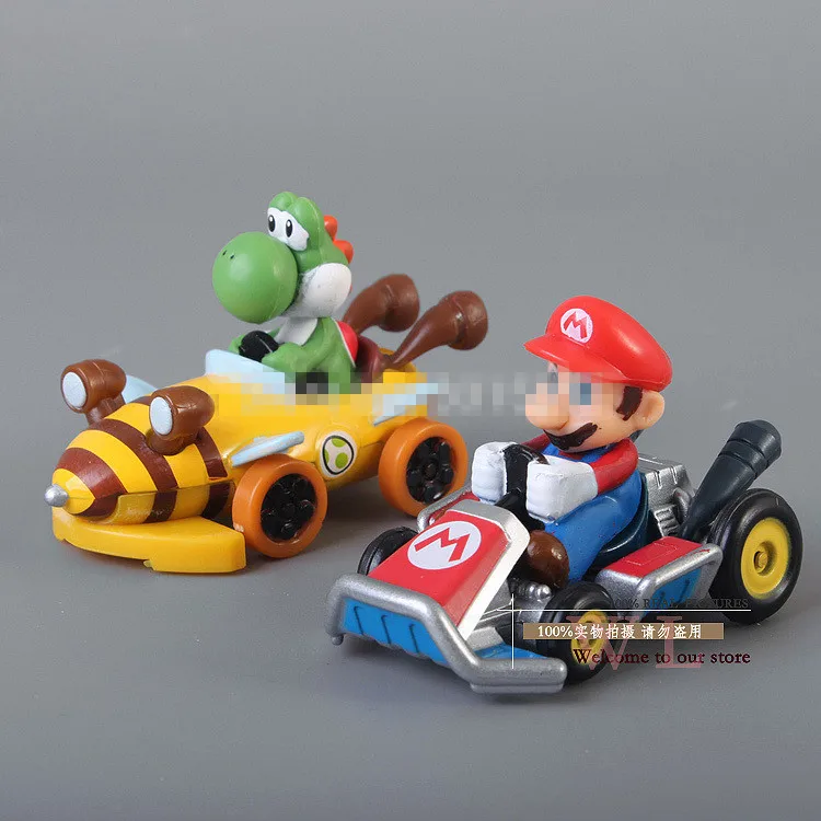 Тапочки в виде персонажа аниме Super Mario Bros № 144 Луиджи 150 Металл Мини автомобиль Kart