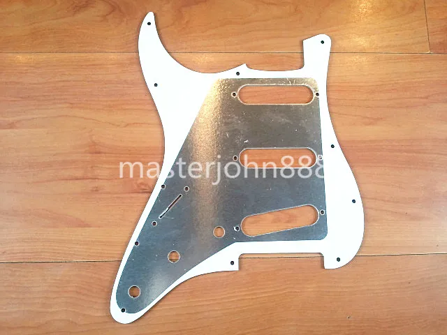 Новая Черная 3 слойная электрогитара SSS Pickguard для гитары в стиле Strat оптовая