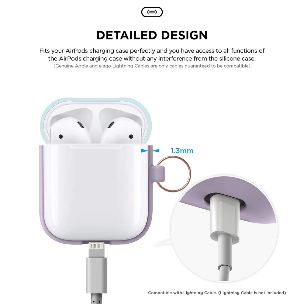 ТПУ силиконовый Bluetooth беспроводной чехол для наушников Airpods защитный Аксессуары