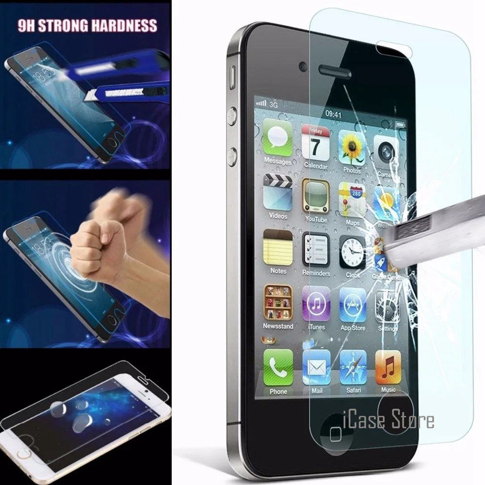 Pelicula де vidro Sklo закаленное стекло экран протектор защитный для iPhone 5 5S 5C SE 4 4S 6 S 7 plus