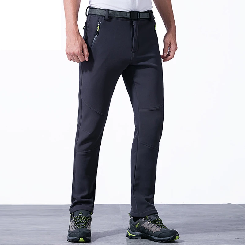 2017 новые теплые флисовые брюки зимние мужские походные уличные