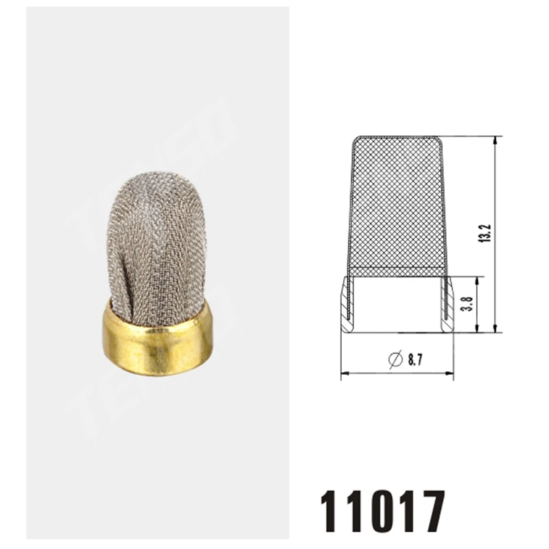 High quality Fuel injector filter for auto parts microfilter fuel injection wholesales Free shipping size 10.4x11.5mm |