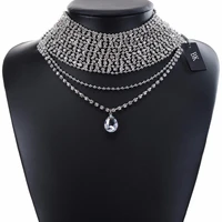 bk multi color victoria jewelry gold chain acrylic bib chunky statement choker necklace pendant