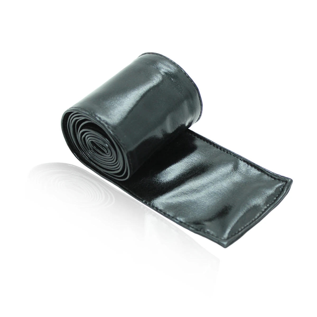 Черная кожаная маска для глаз повязка на глаза соблазнительной женщины бондаж