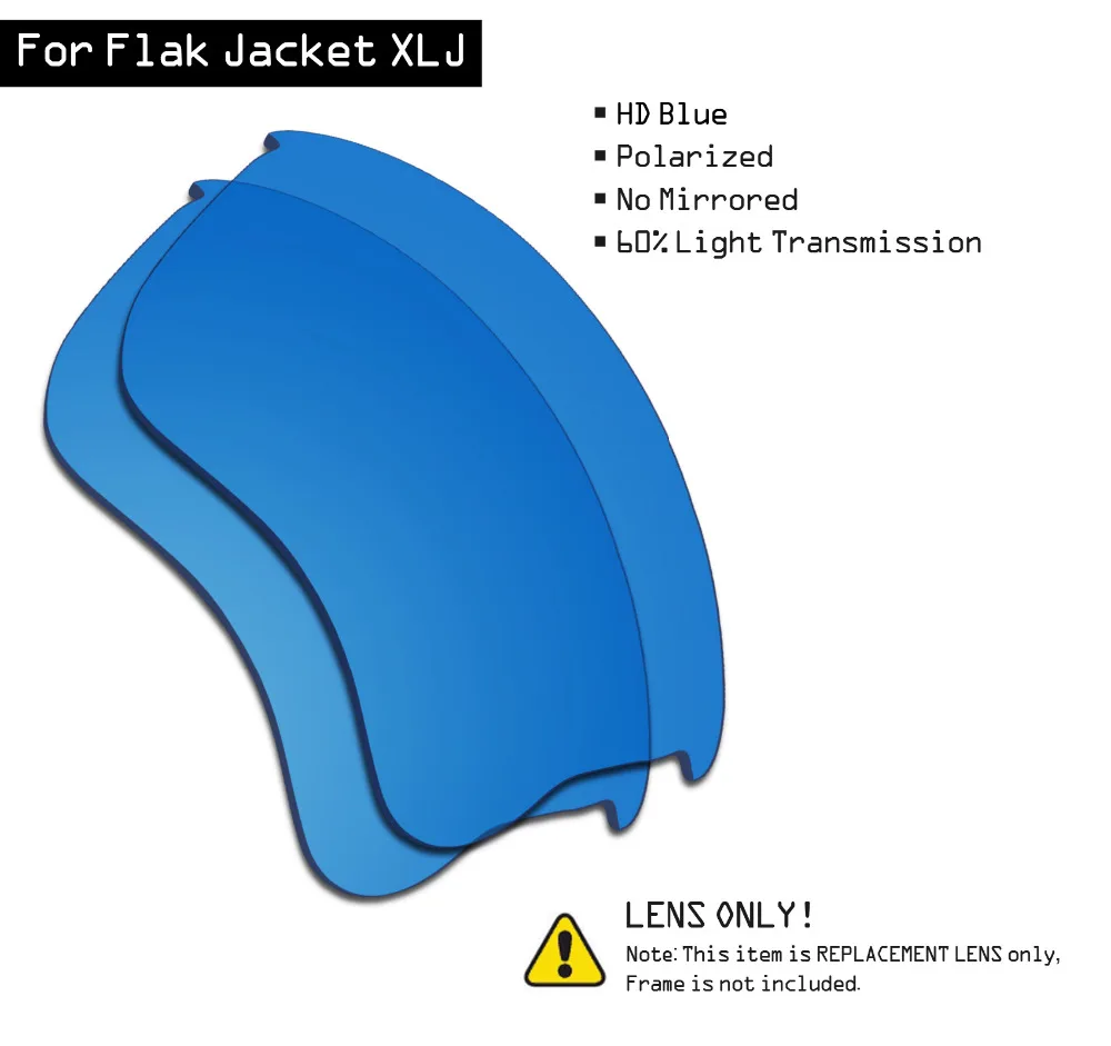 Солнцезащитные очки SmartVLT Сменные линзы для солнцезащитных очков Oakley Flak Jacket XLJ-HD