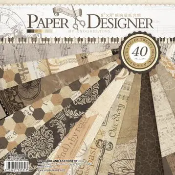 Cute Scrapbooking Set Lovely 12*12&quot Sheet Pad Paper Kit Desinger Stickers Diary Decor Cartoon Wholesale | Дом и сад