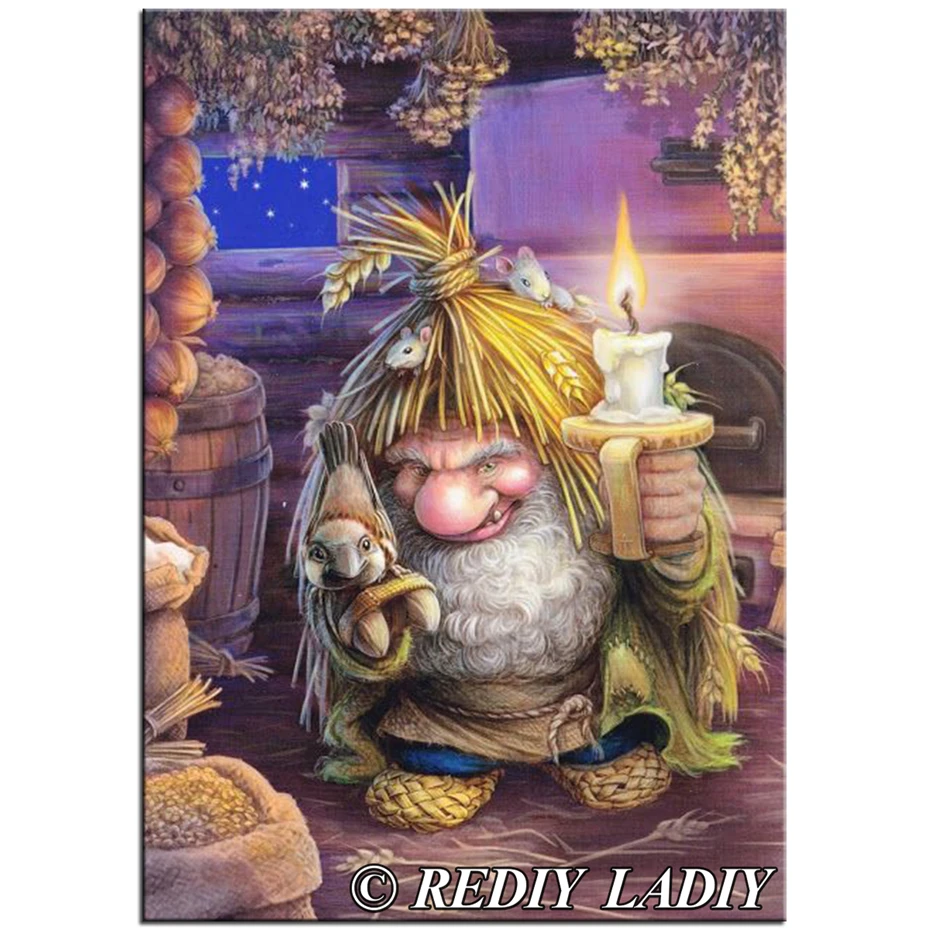 Rediy ladiy полностью квадратные Кристальные картины Стразы Алмазная вышивка Волшебная ведьма Алмазная мозаика для рукоделия картины