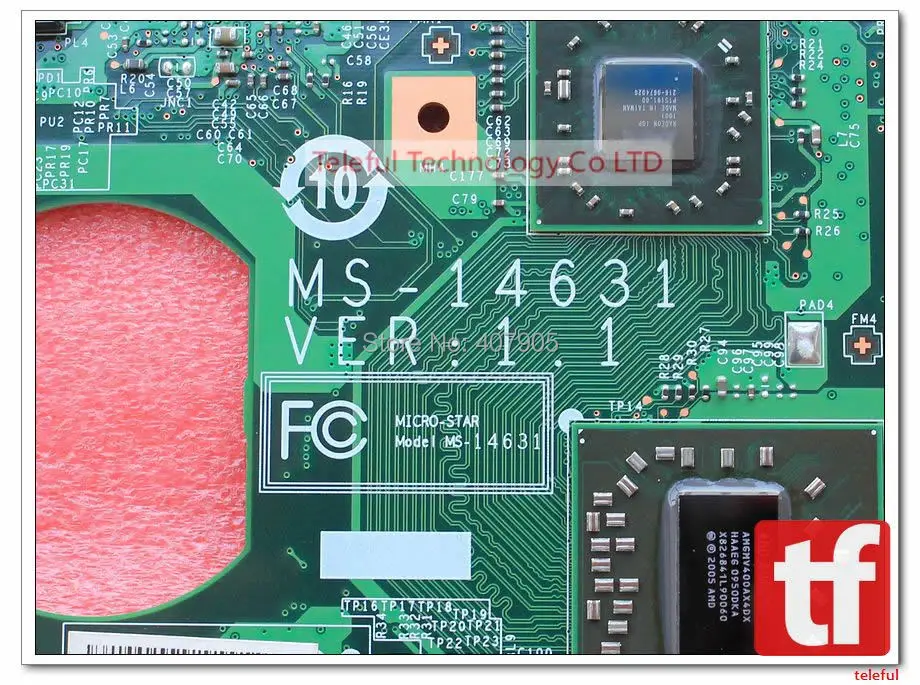 Бесплатная доставка материнская плата для MSI X430 MS-14631 Ver : 1.1 модель Hot на продажу |