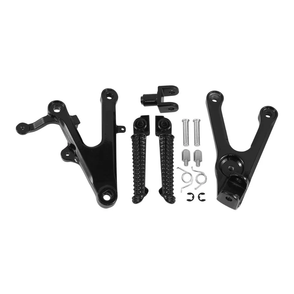 Передняя Подножка для мотоцикла подножки кронштейн черный Yamaha YZF R6 R 6 YZFR6 2003 2005