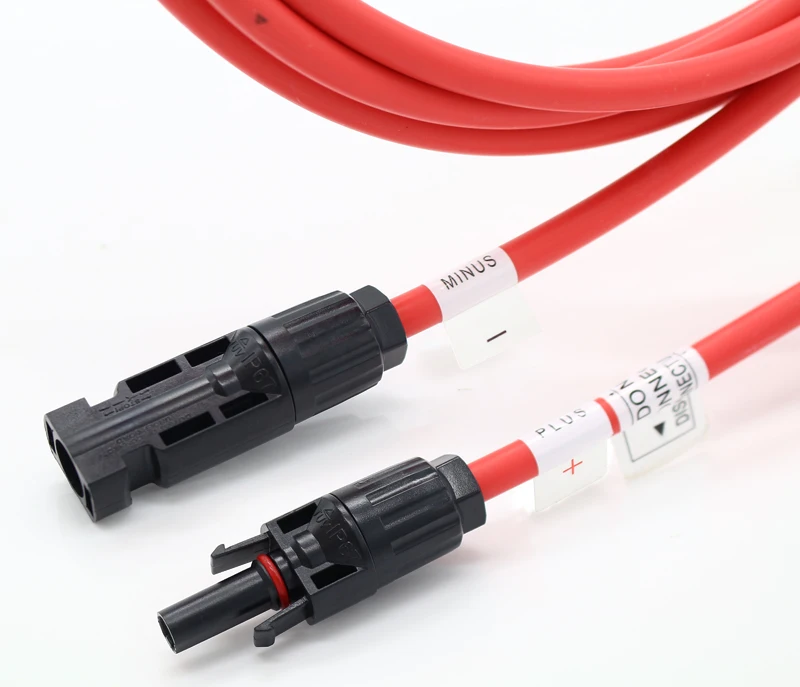 2 шт. Лидер продаж MC 4 солнечный PV разъем с 6мм2 (10AWG) удлинитель для панели солнечных