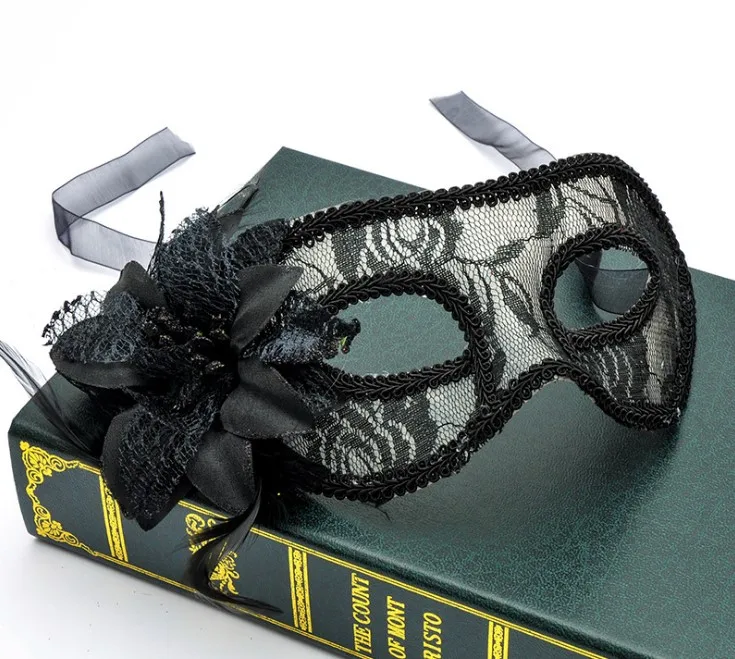 Новинка 2014 прозрачная маска принцессы на Хэллоуин Рождество с кружевами боковая