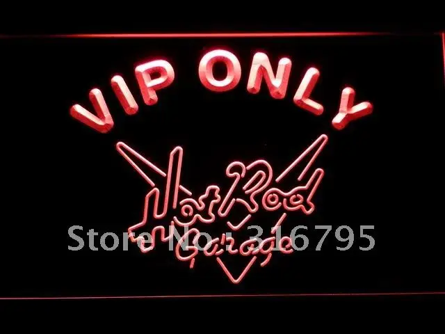 498 VIP Only Hot Rod Garage LED Neon Light Signs with On/Off Switch 20+ Colors 5 Sizes to choose | Дом и сад