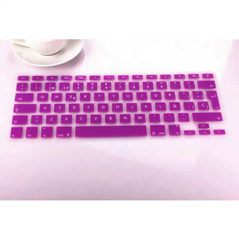 

cheapest (50pcs) Spanish UK EU layout Silicone keyboard case cover for Apple MacBook Pro 13.3" 15.4" 17" Mac Book wholesale